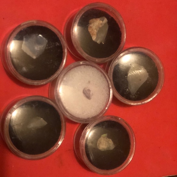 2 white gold filled rings and a lot of natural gem stones with precious stone - Picture 8 of 11